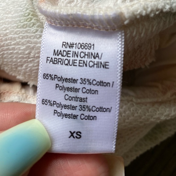 𝅺Young Fabulous & Broke green and peach tie dye Jumpsuit w/ pockets size xs - Picture 13 of 13